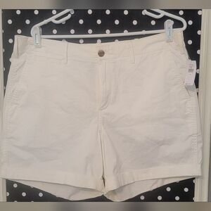 Gap 5" Khaki Shorts White Size 14